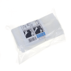 Moskitonetz für Türen 2x60x210 cm in weiß