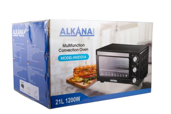 ALKANA Mini-Backofen 45L &ndash; 1700W, Umluft & Grillfunktion, ideal f&uuml;r Pizza & Aufl&auml;ufe