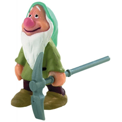 Bullyland 12477 - Disney Schneewittchen Spielfigur Zwerg Schlafmütze, 5,5cm