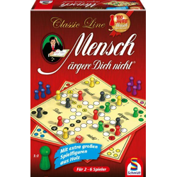 Classic Line, Mensch ärgere Dich nicht®, with large game pieces - Game