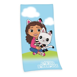 Gabby's Dollhouse velour scarf - 75 x 150 cm