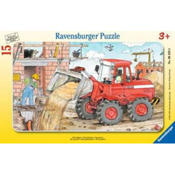 My excavator - frame puzzle - 15 pieces