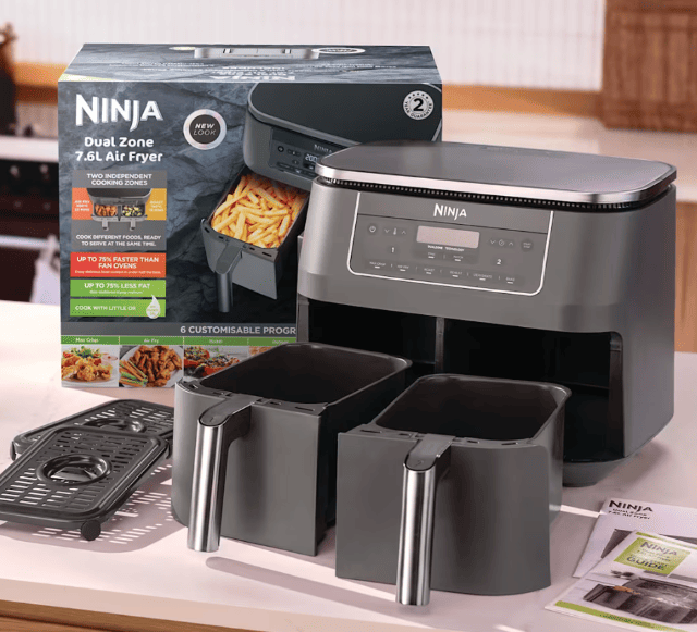 Ninja DZ300EU Foodi MAX Dual Zone Air Fryer 7,6L – Neu