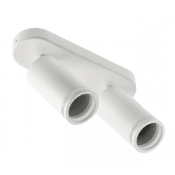 SOLIS Deckenleuchte, Aluminium, 55x100mm, IP20, 2*GU10, max. 50W, max. 250V, 50/60Hz, weiß