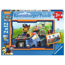 Paw Patrol im Einsatz - Puzzle 2x12 Teile