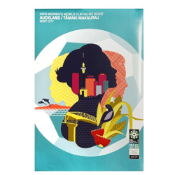 FIFA Fussball-Weltmeisterschaft Auckland 2023 Poster - 91,5x61 cm