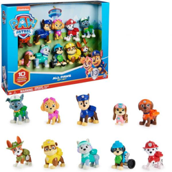 Spin Master 43592 - Paw Patrol Action Pack Pups - 10er Geschenkset mit Sammelfiguren