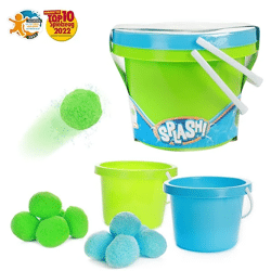 Toi Toys - SPLASH Super Splashbällekampf - 2 Eimer + 10 Bälle