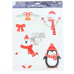 Fensteraufkleber Weihnachten 34,5 cm