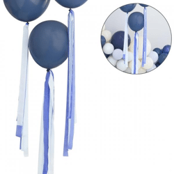 Ginger Ray balloon ribbon blue 3 pieces