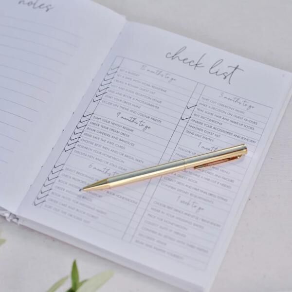 Ginger Ray Wedding Planner Notizbuch A5