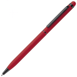 Gummierter Stift Slim Stylus Rot