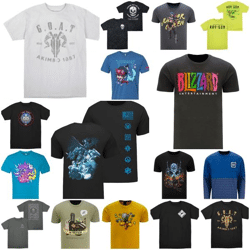 Herren T-Shirts verschiedene Designs, Größen, Gaming Marke Premium