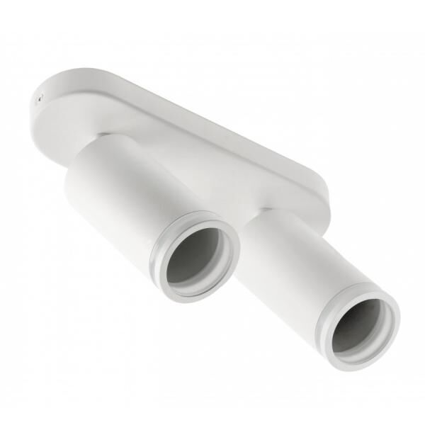 SOLIS Deckenleuchte, Aluminium, 55x100mm, IP20, 2*GU10, max. 50W, max. 250V, 50/60Hz, weiß