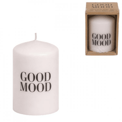 Out of the Blue Blunt Kerze Gute Laune 6 x 8 cm