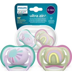 PHILIPS AVENT SCF085/59 Ultra Air Schnuller 0–6 Monate – Neuware