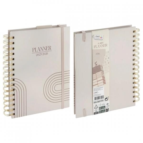 Terminkalender 2025-2026 Ringbuch 3fach sortiert