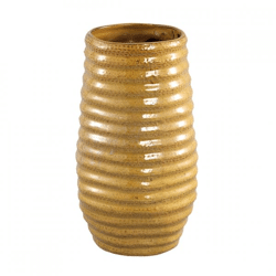 PTMD vase Riddy yellow 27 cm