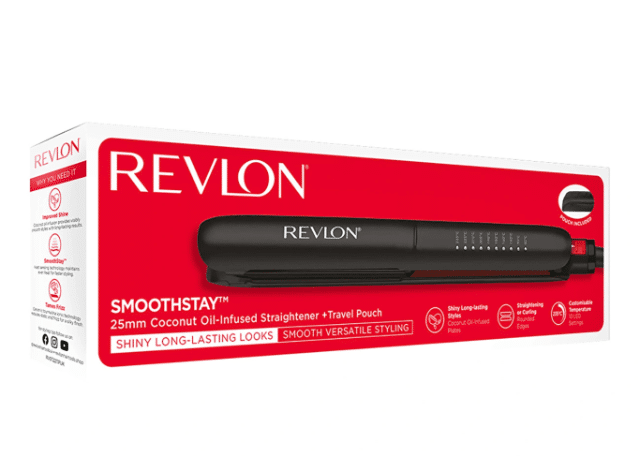 REVLON RVST2211PE SmoothStay Haarglätter mit Reiseetui – Neuware