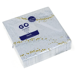 Papierservietten 3-W 33x33 cm GOLDEN STAR 50 Stück.