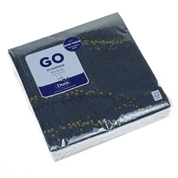 Papierservietten 3-W 33x33 cm GOLDEN STAR B 50 Stück.