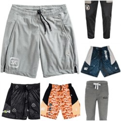 Herrenhosen und Shorts verschiedene Designs, Größen, Gaming Marke Premium