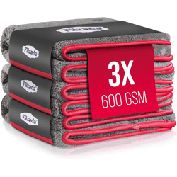 *WG LAGERUMZUG* Filzada® 3x Lackschonendes Mikrofasertuch Auto Mit 600 GSM - Unfassbare Saugkraft 