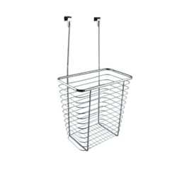 Steel accessory basket Chrome 55.5 cm non-invasively mounted