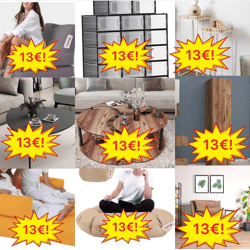 13 € Markenmöbel Mix Palette mit 15 Stk. A/B/C Kundenretouren Stühle Schränke Tische Top Marken mit Packliste