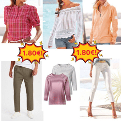 2,20 € Sommer Kleidung Mix Kategorie A – ab 100 Stück, XS–XXXL, Damen & Herren Markenware aus deutschen Katalogen