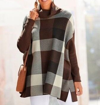 Damen-Pullover-Poncho Lascana