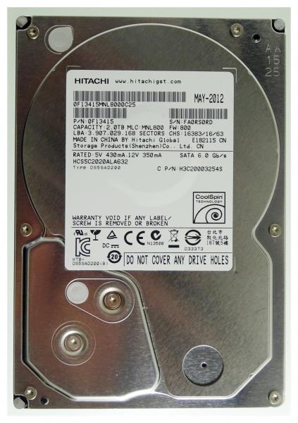 2TB SATA-Festplatte