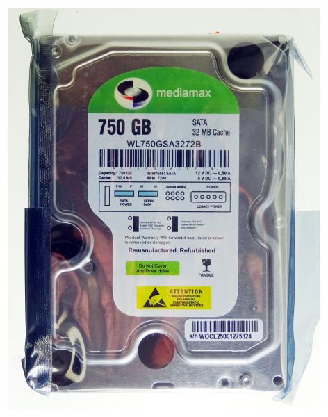 750GB SATA-Festplatte