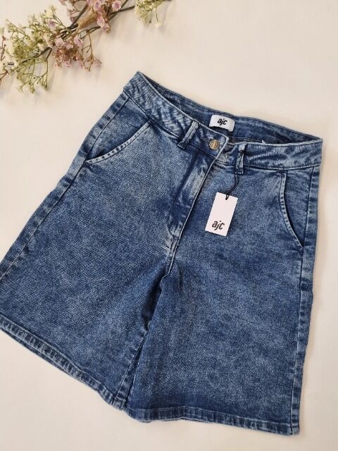 Damen-Jeans-Bermudashorts AJC + Geschenk 