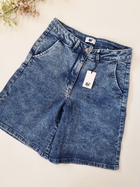 Damen-Jeans-Bermudashorts AJC + Geschenk 