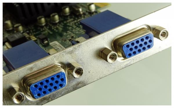 Matrox G450, 2x VGA, AGP-Grafikkarte