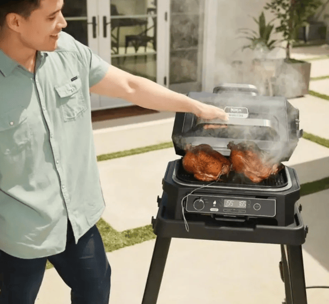 NINJA OG850EU Woodfire Pro XL Elektrogrill & Smoker – Neuware