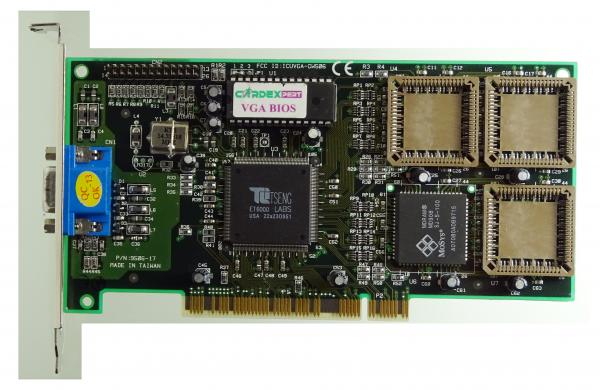 Tseng Labs ET6000, PCI-Grafikkarte, VGA