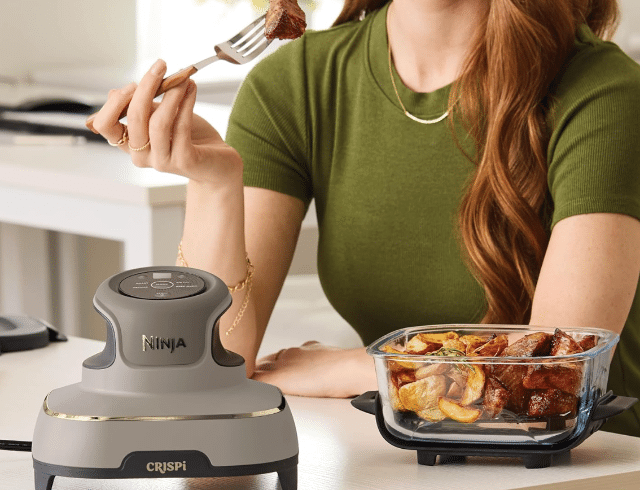 NINJA FN101EUST Crispi 4-in-1 Portable Airfryer Crispy Stone – Neuware