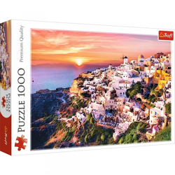 Sunset over Santorini - jigsaw puzzle 1000 pieces