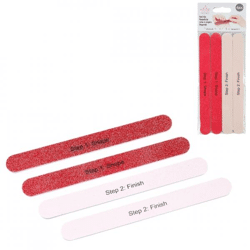 Touch of beauty nail files 18 cm set of 4