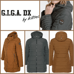 Damen lange Jacke in großen Größen G.I.G.A DX von Killtec