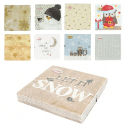 Deco Heitmann napkins 33 x 33 cm 3-ply 20 pieces assorted