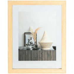 Woood photo frame wood natural 34 x 44 cm