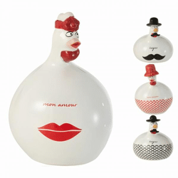 J-Line Statue Huhn Französisch 11 cm 4 sortiert