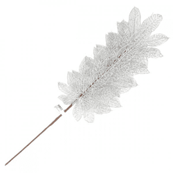 Künstlicher Zweig silber 79 cm