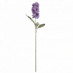 Artificial flower Matthiola purple 56 cm