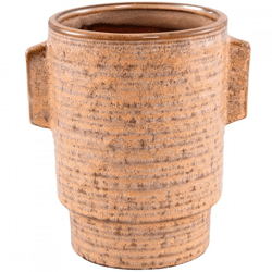 PTMD flower pot Katelynn ceramic L orange 19 cm