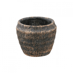 PTMD flower pot Sary XS black/gold 10 cm