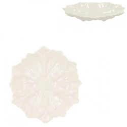 Untertasse Blüte Cosmea weiß 11 cm